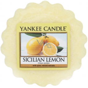 Yankee Candle Sicilian Lemon - Sicilian lemon scented wax for aroma lamp 22 g