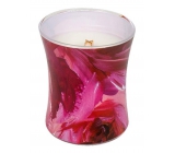 WoodWick Red Currant & Cedar - Red currant and cedar Artisan scented candle with wooden wick and lid glass medium 275 g
