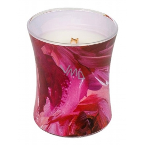 WoodWick Red Currant & Cedar - Red currant and cedar Artisan scented candle with wooden wick and lid glass medium 275 g