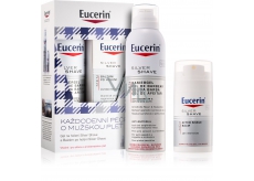 Eucerin Men Shave Skin 150ml + Silver Shave After Shave Balm for Sensitive Skin 75ml, cosmetic set