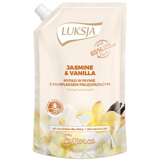 Luksja Essence Jasmine & vanilla liquid soap refill 400 ml