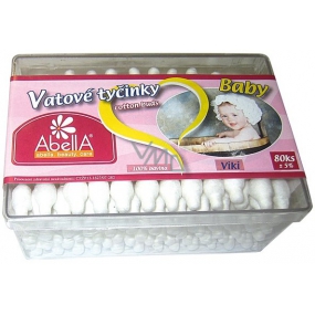 Abella Baby cotton swabs in a box of 80 pieces