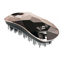Ikoo Home Metallic Hair brush, specially shaped bristles when combing, stimulate acupuncture points on the Black Gold Digger head based on traditional Chinese medicine