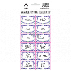 Arch Stickers for Spice Jars Lavender - Lentils 11 x 23.5 cm 0414 SK