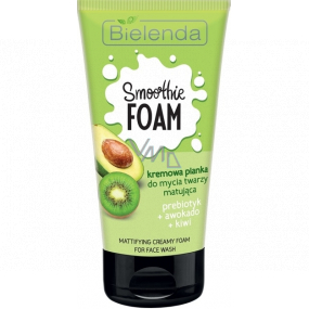 Bielenda Smoothie Foam Avocado + Kiwi + Probiotics Normalizing Cream Cleansing Foam 135 g