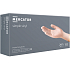 Mercator Hygienic disposable vinyl powdered gloves, size S, box of 100 pieces, transparent