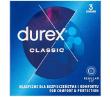 Durex Classic classic condom nominal width: 56 mm 3 pieces