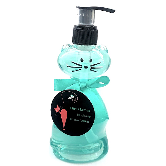 Salsa Collection Cat Citrus Lemon liquid soap dispenser 240 ml