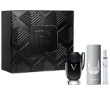 Paco Rabanne Invictus Victory eau de parfum 100 ml + deodorant spray 150 ml + eau de toilette 10 ml miniature, gift set for men