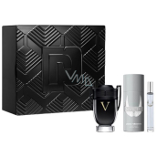 Paco Rabanne Invictus Victory eau de parfum 100 ml + deodorant spray 150 ml + eau de toilette 10 ml miniature, gift set for men