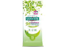 Sanytol 94% plant-derived disinfectant universal cleaning wipes 72 pcs
