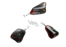 Heliotrope JAR Troml pendant natural stone, 2,2 - 3 cm 1 piece, stone of courage