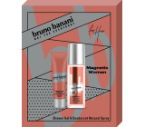 Bruno Banani Magnetic Woman perfumed deodorant glass 75 ml + shower gel 50 ml, cosmetic set for women