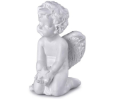 Emocio White plaster angel 62 x 105 mm 1 piece