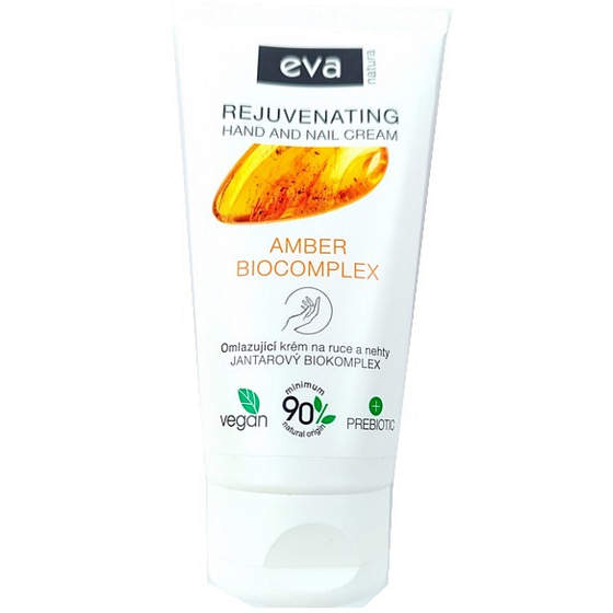Eva Natura Amber Biocomplex rejuvenating hand and nail cream with amber biocomplex 75 ml