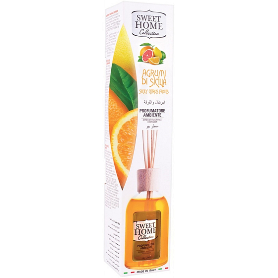 Sweet Home Citrus fruit aroma diffuser with scented sticks 100 ml