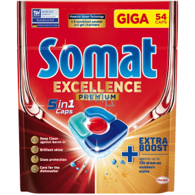 Somat Excellence Premium 5in1 dishwasher tablets 54 pcs