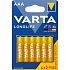Varta Longlife AAA Alkaline Batteries, 6 pcs