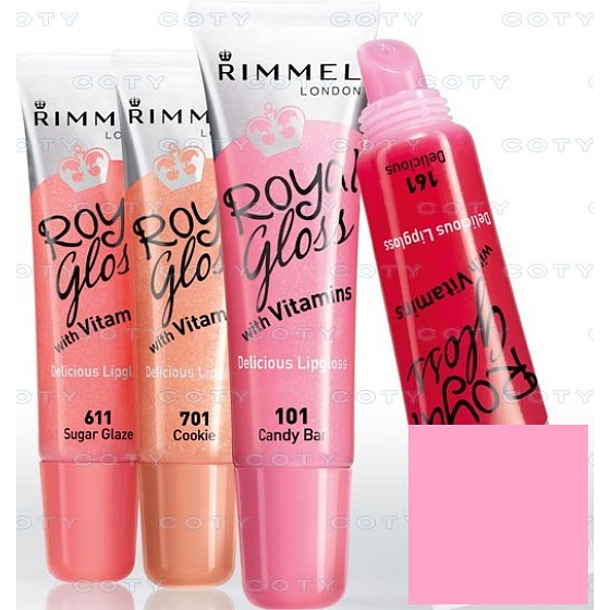 Rimmel London Royal Gloss 121 protects, moisturizes and cares for the lips