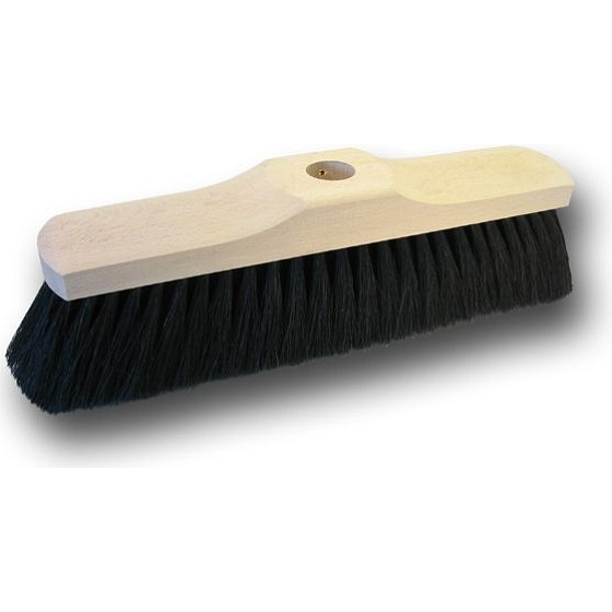 Broom head on a stick, mixed bristles 30 cm 1 piece