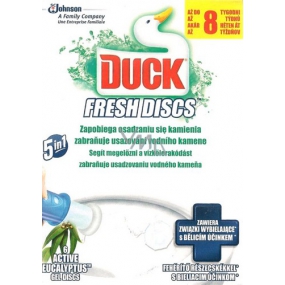 Duck Fresh Discs Active Eucalyptus WC gel for hygienic cleanliness and freshness of the toilet 36 ml
