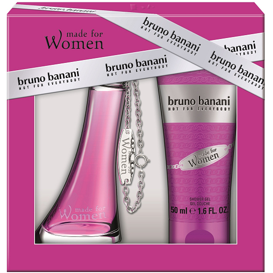Bruno Banani Made eau de toilette for women 20 ml + shower gel 50 ml, gift set
