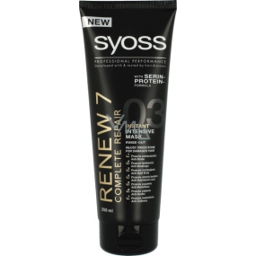 Syoss Renew 7 Complete Repair instant regeneration mask for damaged hair 250 ml