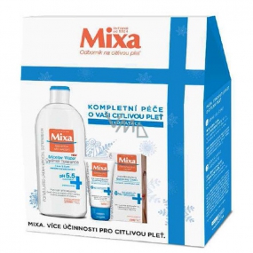 Mix Hydrating care for sensitive skin light balancing moisturizing cream 6% 50 ml + micellar lotion for sensitive skin 400 ml, cosmetic set