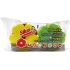 Silux Household Sponge for dishes with practical suction cup Flower 4 pieces
