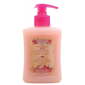 Bohemia Gifts Rosarium with extracts of rose hips and rose flowers liquid soap 300 ml with pump