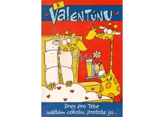 Ditipo Hrací přání K Valentýnu Dnes pro tebe udělám cokoliv melodie 224 x 157 mm
