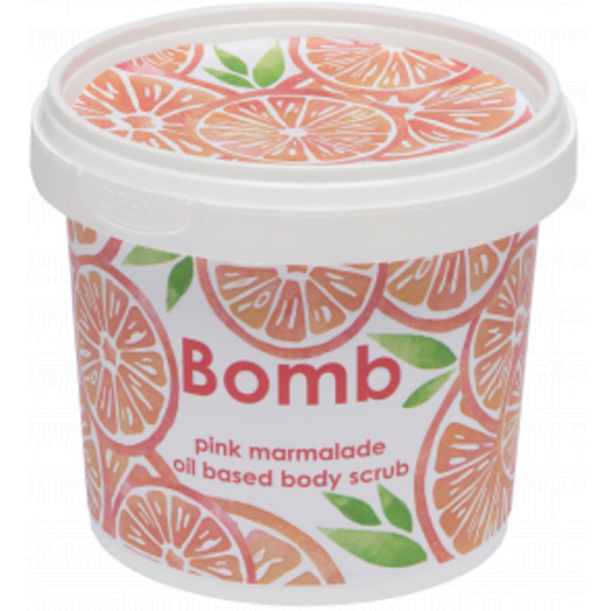 Bomb Cosmetics Pink Marmalade Natural Shower Body Scrub 365 ml
