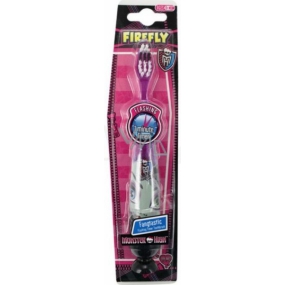 Mattel Monster High Flashing Soft Toothbrush for Kids with 1 Minute Timer