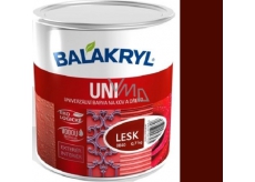 Balakryl Uni Gloss 0245 Dark Brown Universal Paint for Metal and Wood 700 g