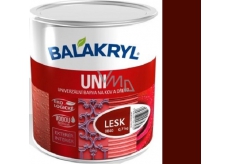 Balakryl Uni Gloss 0245 Dark brown universal paint for metal and wood 700 g