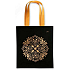 Ditipo Gold textile bag with gold print 40 x 45 cm