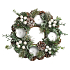 Advent wreath cone ice green 22 cm