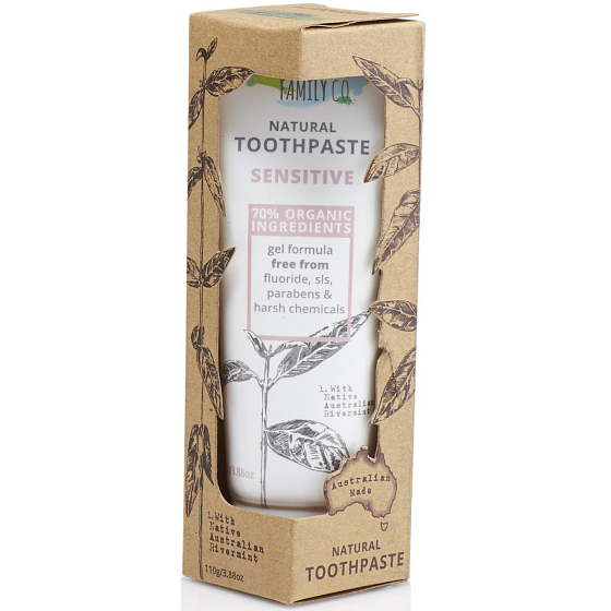 The Natural Family Co. Sensitive Bio natural toothpaste for sensitive teeth 110 g