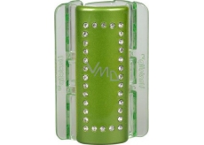 Linziclip Maxi Hair clip green with crystals 8 cm suitable for thicker hair 1 piece