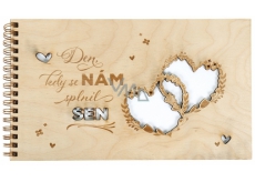 Albi Wedding photoalbum wooden 2019 21 sheets 36 x 20,5 x 1,3 cm