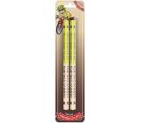 Nekupto Hobby wooden pencils Passionate cyclist 2 pieces