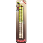 Nekupto Hobby wooden pencils Passionate cyclist 2 pieces
