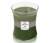 WoodWick Trilogy Mountain Trail - mountain trail fragrant candle with wooden wick and lid glass medium 275 g