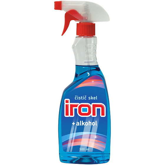 Iron Glass Cleaner with Alcohol Spray 500 ml