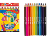 Colorino Jumbo crayons, triangular 12 colors