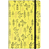 Albi Block lined with rubber band Flowers A5 20.5 x 14 x 1.3 cm