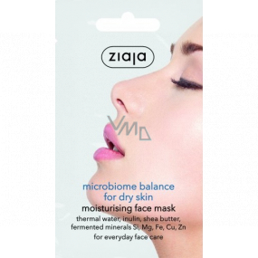 Ziaja Mikrobiome Balance moisturizing face mask for dry skin 7 ml
