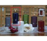 Lima Zirkon candle cylinder lilac cylinder 80 x 150 mm 1 piece