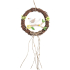 Wicker wreath with bird 18 cm