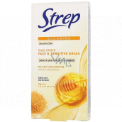 Opilca Strep Sugaring wax strips for face and bikini area 20 pieces + waxing cloth 4 pieces
